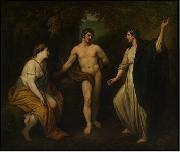Benjamin West Choice of Hercules between Virtue and Pleasure Germany oil painting artist